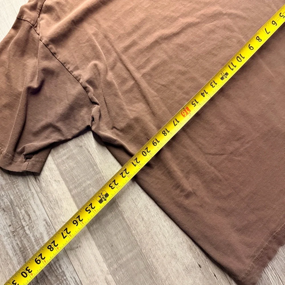 Boxy Surf Graphic Tee Brown Oversized Vintage Style - Picture 6 of 6